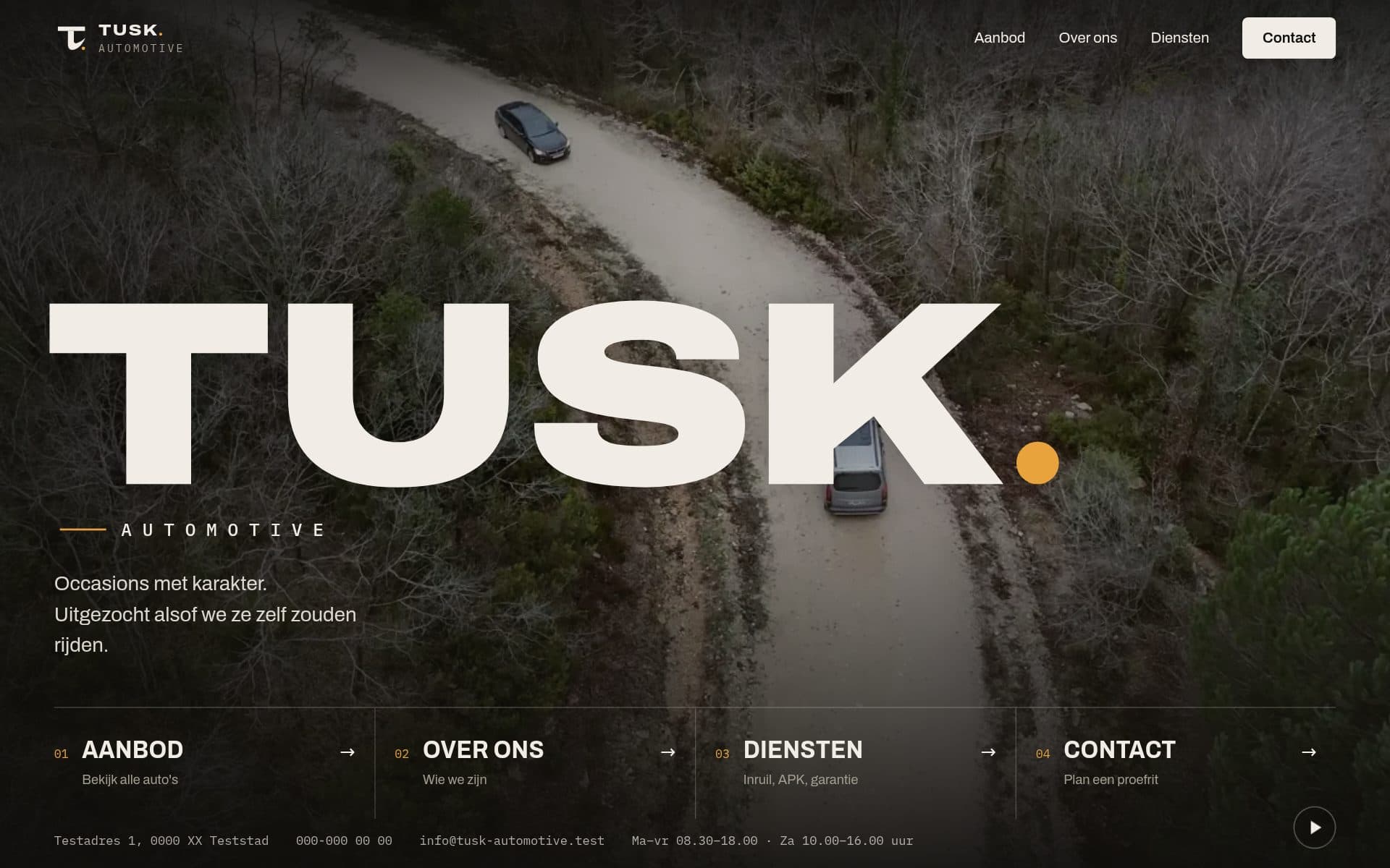TUSK Automotive, screenshot 1