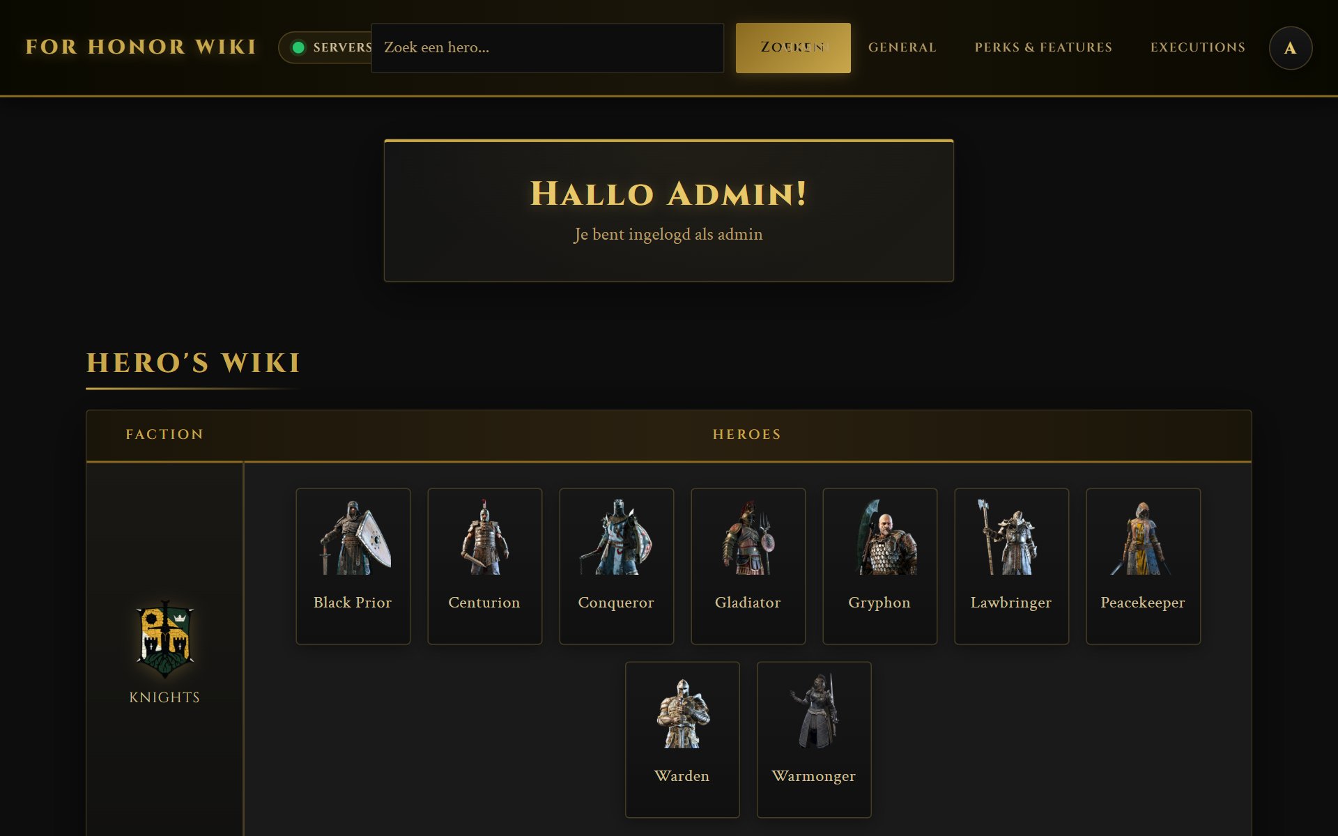 For Honor Wiki — screenshot 1